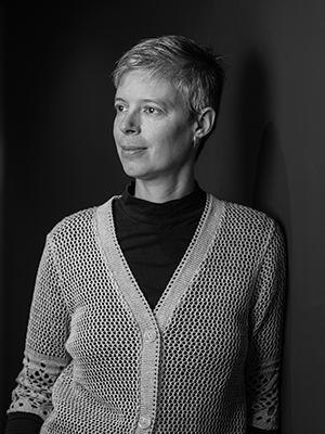 Hanna_Jankuta Czarno-biały portret kobiety.